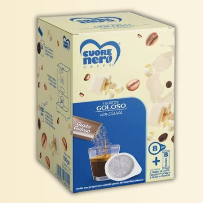 Assapora un Gustoso Caffè - 8 Cialde + 8 Bustine Solubili - VARI GUSTI