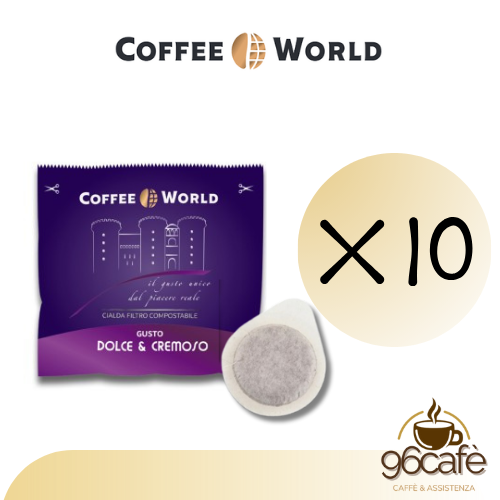 Kit Assaggio Coffee World - 10 Cialde Dolce&Cremoso