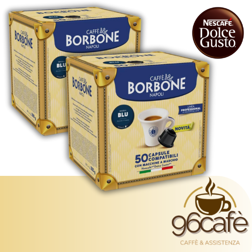 Caffè Borbone - DOLCEGUSTO - 50\100\150 Capsule Miscela Blu