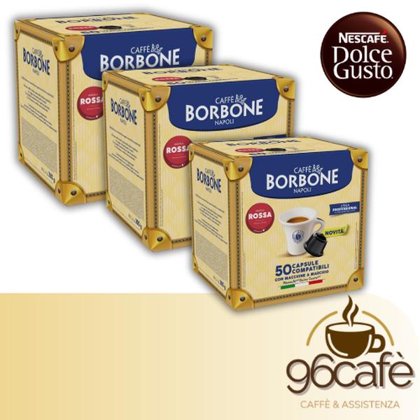 Caffè Borbone - DOLCEGUSTO - 50\100\150 Capsule Miscela Rossa