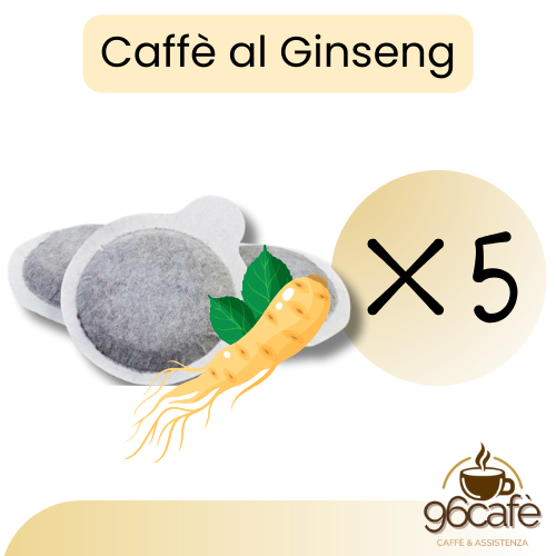 Kit Assaggio CAFFE' AROMATIZZATO - 5 Cialde Ginseng