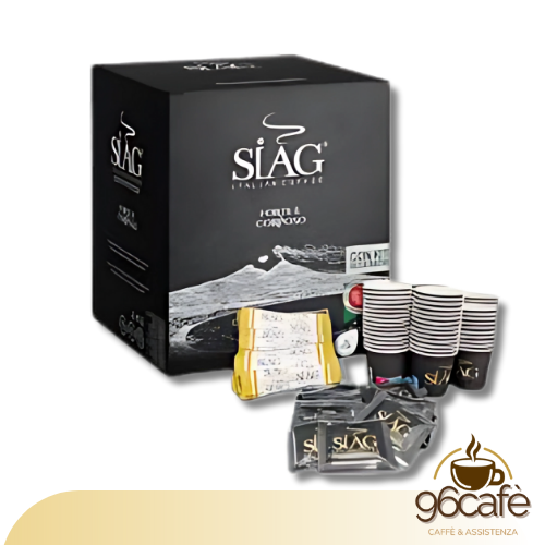 Caffè SIAG Nero | 50 Cialde + Kit Accessori