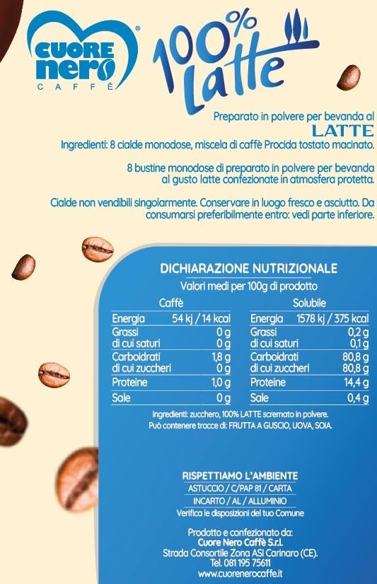 Assapora un Gustoso Caffè - 8 Cialde + 8 Bustine Solubili - VARI GUSTI