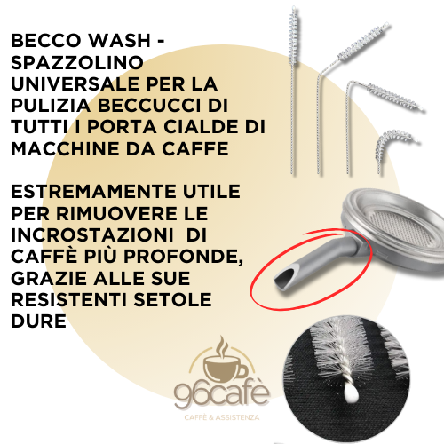 BECCO WASH - Spazzolino Pulizia Profonda Beccuccio Portacialde Universale
