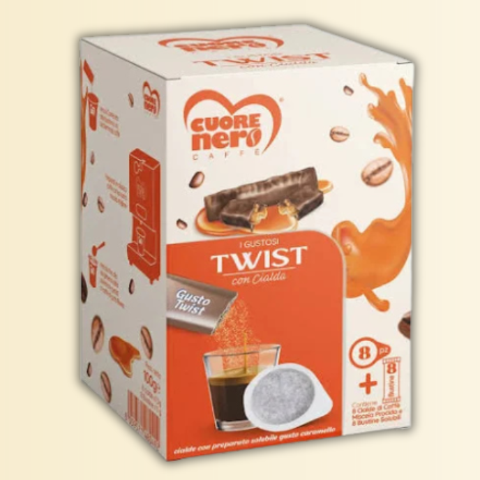 Assapora un Gustoso Caffè - 8 Cialde + 8 Bustine Solubili - VARI GUSTI