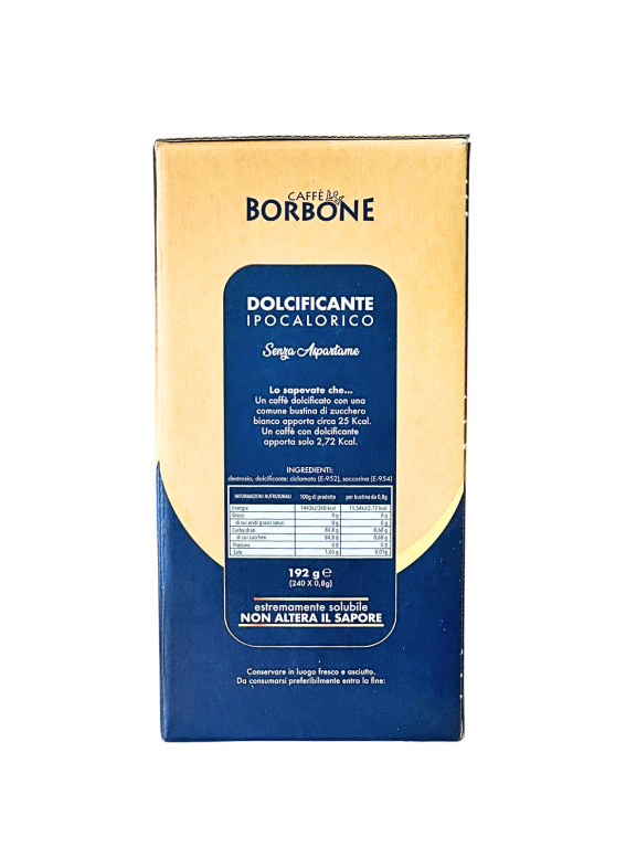 Dolcificante Ipocalorico Caffè Borbone - 240 Bustine Monodose