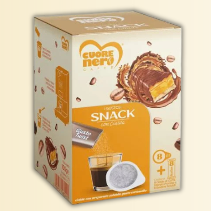 Assapora un Gustoso Caffè - 8 Cialde + 8 Bustine Solubili - VARI GUSTI