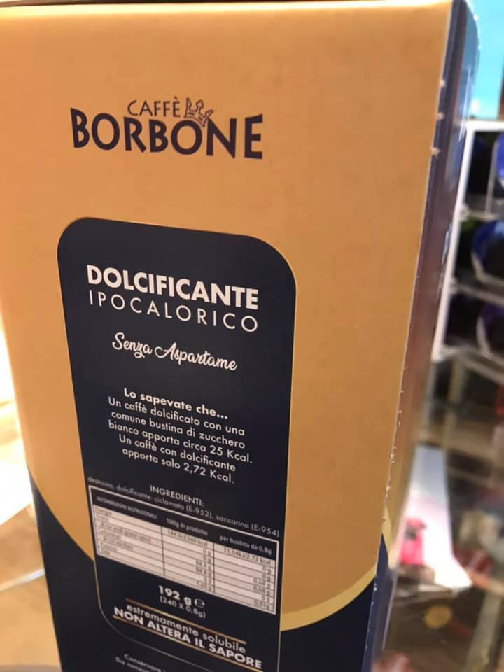 Dolcificante Ipocalorico Caffè Borbone - 240 Bustine Monodose
