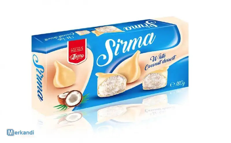 Dolce Morbido al Cocco con Copertura al Cioccolato Bianco - Sirma Leona 1998 - Confezione da 145g