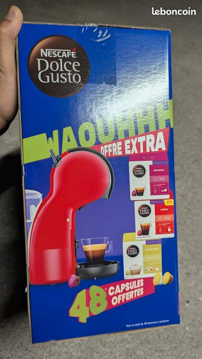 Macchina Da caffe DOLCEGUSTO XS + 48 Capsule OMAGGIO - Fantastica idea regalo di Natale (solo rossa)