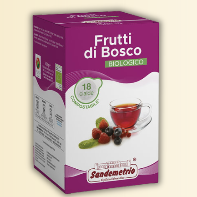 Tisane e Infusi San Demetrio – Cialde Filtro Carta - da 18 Cialde - VARI GUSTI