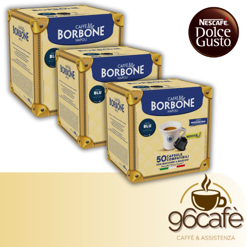 Caffè Borbone - DOLCEGUSTO - 50\100\150 Capsule Miscela Blu