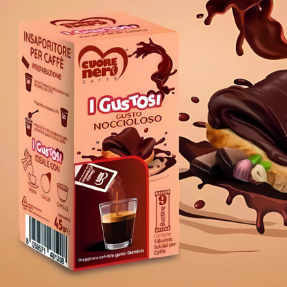 Insaporitore per Caffè - I GUSTOSI – 9 Bustine Solubili Aromatizzanti