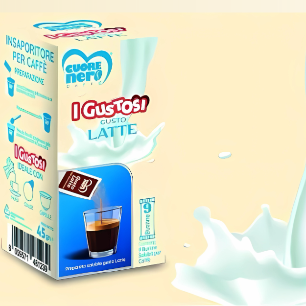 Insaporitore per Caffè - I GUSTOSI – 9 Bustine Solubili Aromatizzanti