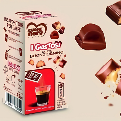Insaporitore per Caffè - I GUSTOSI – 9 Bustine Solubili Aromatizzanti