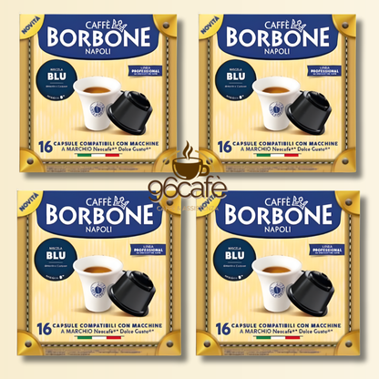DOLCEGUSTO - Caffè Borbone - MISCELA BLU - Capsule Compatibili (16 • 50 • 64)