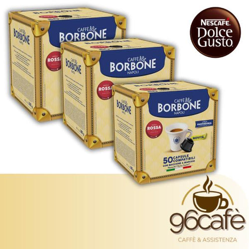 Caffè Borbone - DOLCEGUSTO - 50\100\150 Capsule Miscela Rossa