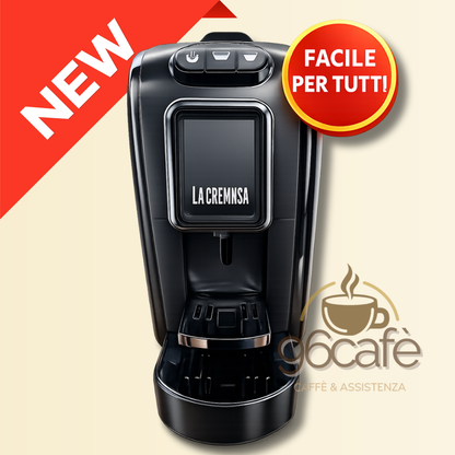 Novità Macchina a Cialde Toraldo “La Cremosa” – Senza Leva, Cialda a Scomparsa – Espresso Facile e Cremoso