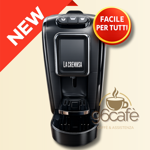 Novità Macchina a Cialde Toraldo “La Cremosa” – Senza Leva, Cialda a Scomparsa – Espresso Facile e Cremoso