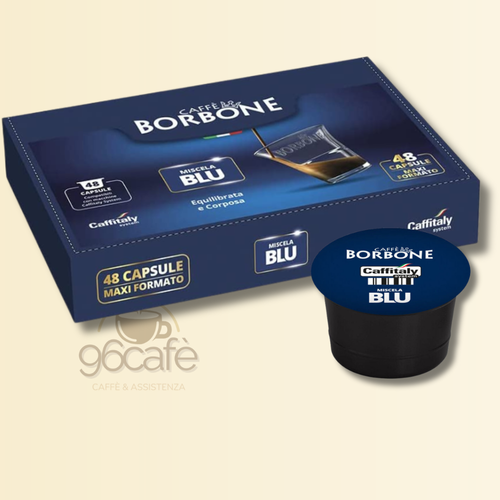 CAFFITALY 48 Capsule - Miscela Blu Caffè Borbone | Crema Vellutata