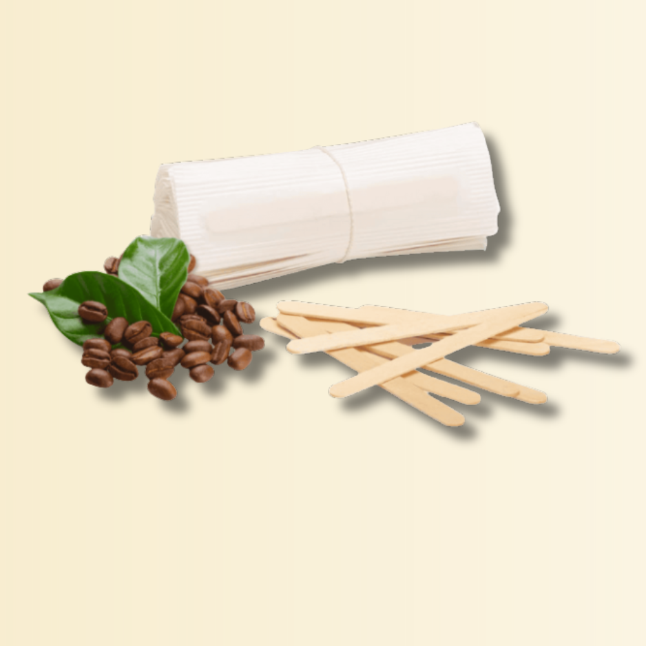 Palettine da Caffè – Confezione da 150 pezzi (Plastica o Legno)