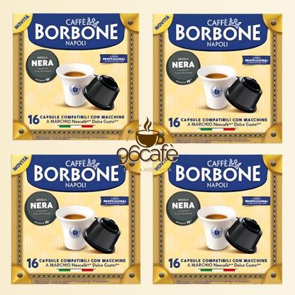 DOLCEGUSTO - Caffè Borbone - MISCELA NERA - Capsule Compatibili (16 • 50 • 64)