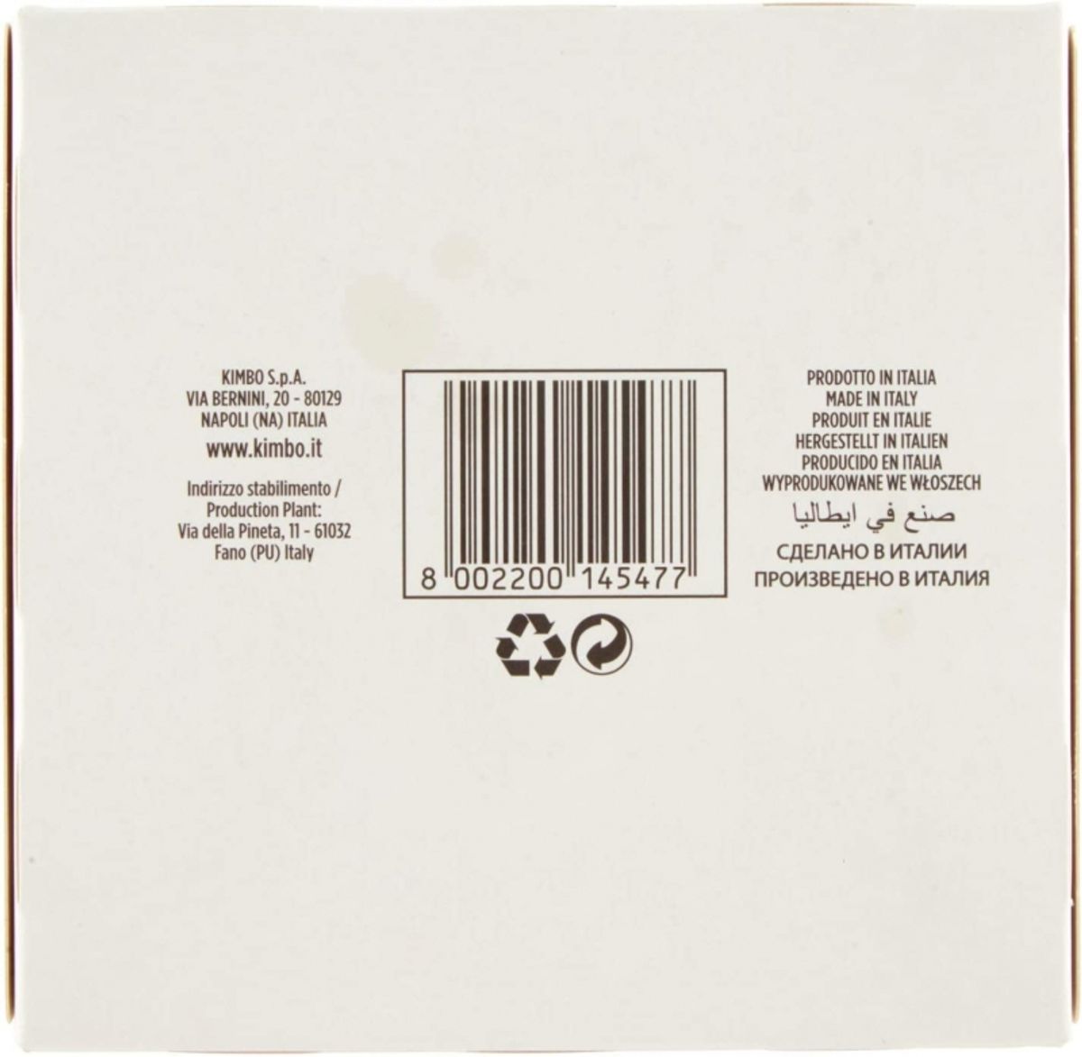 Kimbo Capsule Compatibili Nespresso® – 40 Capsule | Intenso Napoletano - Intensità 12\13