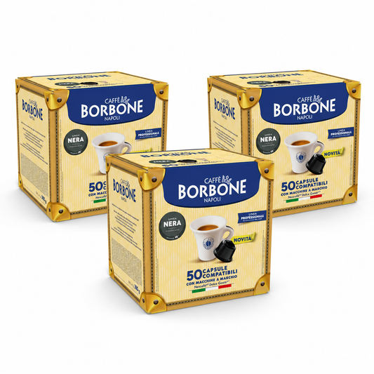 Caffè Borbone - DOLCEGUSTO - 50\100\150 Capsule Miscela Nera - Intensità 10su10