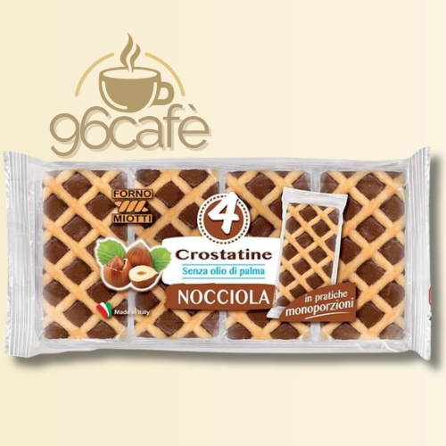 Crostatine Artigianali alla Nocciola o Albicocca x4 – Forno Miotti | Dolci Monoporzione con Ripieno Cremoso