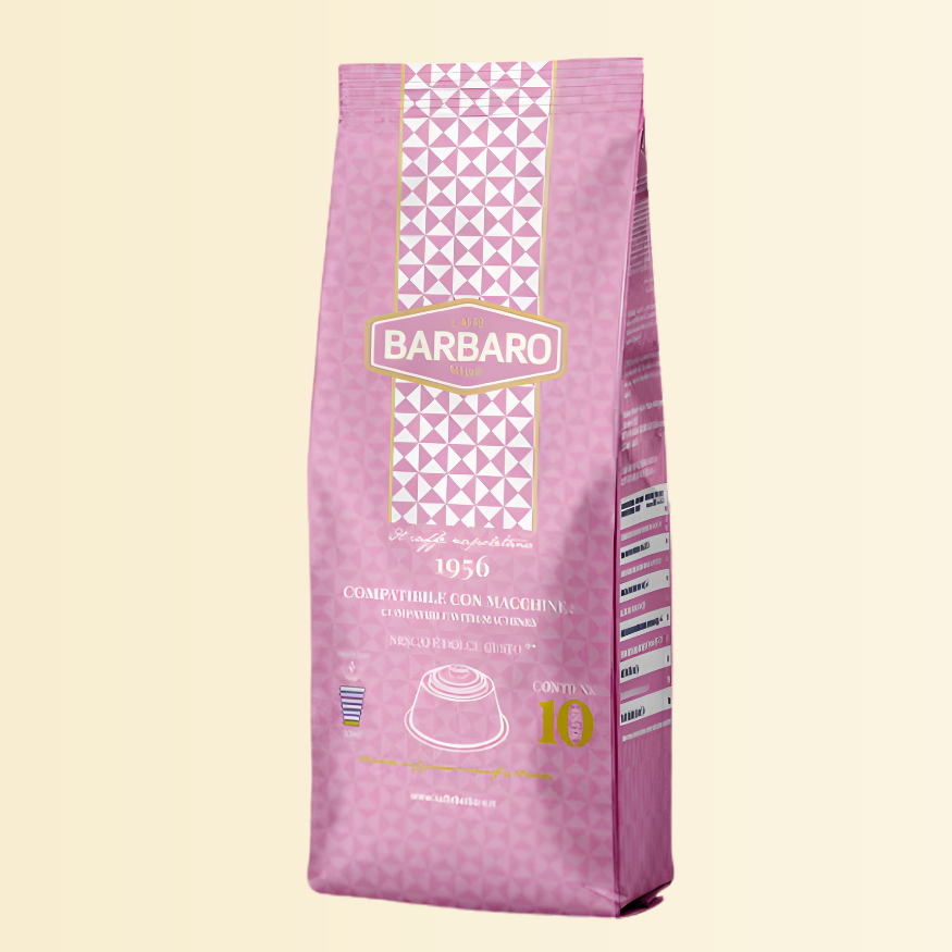 Caffè Barbaro per DOLCEGUSTO - 10 Capsule Miscela ROSA