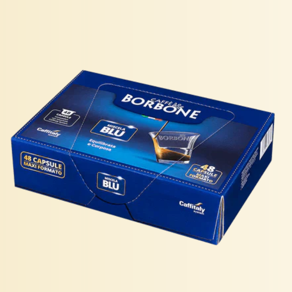 CAFFITALY 48 Capsule - Miscela Blu Caffè Borbone | Crema Vellutata
