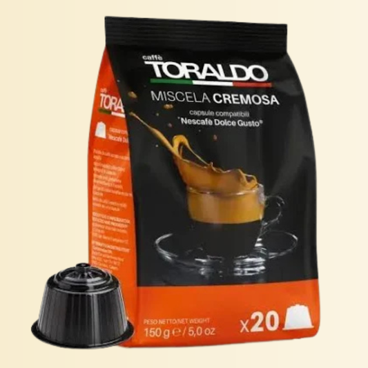 Caffè Toraldo per Dolcegusto - 20 Capsule Miscela Cremosa