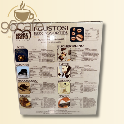 I Gustosi – Box Assortita 32 Cialde + 32 Bustine Aromatizzate | Crea il tuo Caffè Aromatizzato con Vari Gusti
