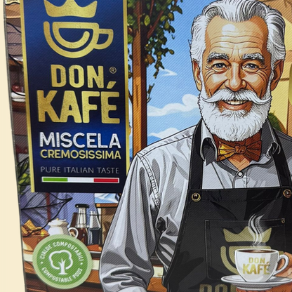 Don Kafè - Il caffè del Nonnino - Miscela Cremosissima - 150 Cialde
