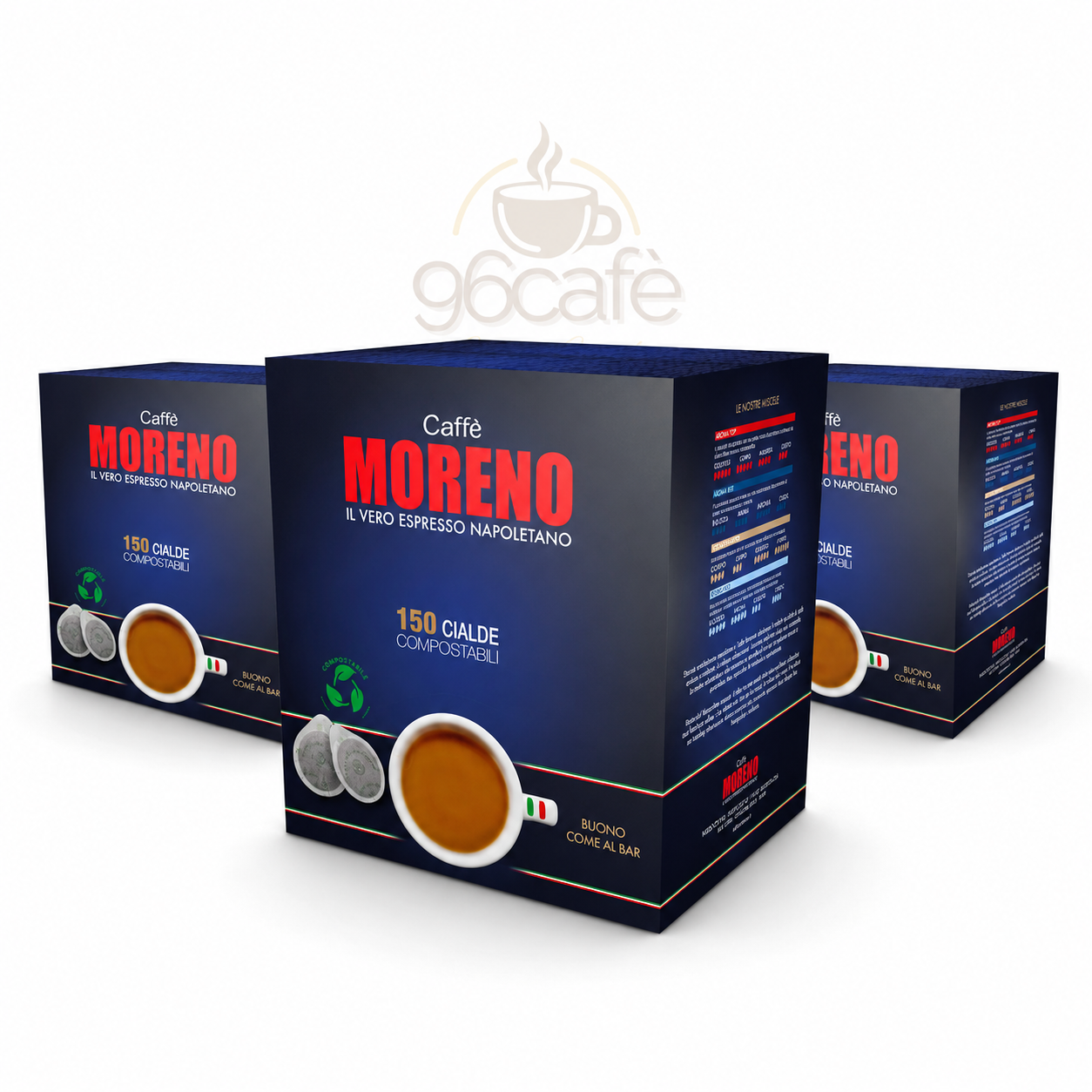 Caffè Moreno - Miscela Top Espresso - Formato da 150\300\450 Cialde