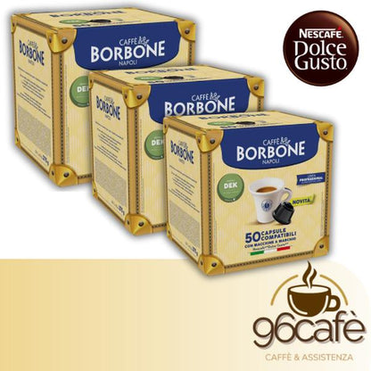 Caffè Borbone - DOLCEGUSTO - 50\100\150 Capsule Miscela Decaffeinata