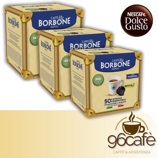 Caffè Borbone - DOLCEGUSTO - 50\100\150 Capsule Miscela Decaffeinata