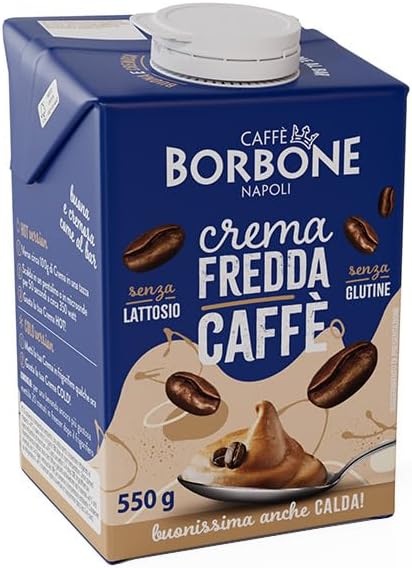 5 Creme Fredde al Caffè da 550g + Grande Borsa Frigo in REGALO - Caffè Borbone (Offerta Limitata)