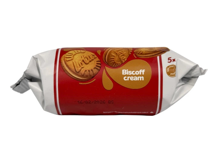 Lotus alla Crema – Monoporzione 5 Pezzi - Biscotti Caramellati Ripieni di Crema,