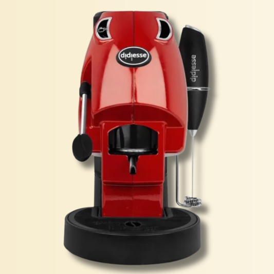 Baby Frog ROSSA - Coffee & Tea – Macchina da Caffè Multifunzione per Caffè e Tisane - Cialde ese44