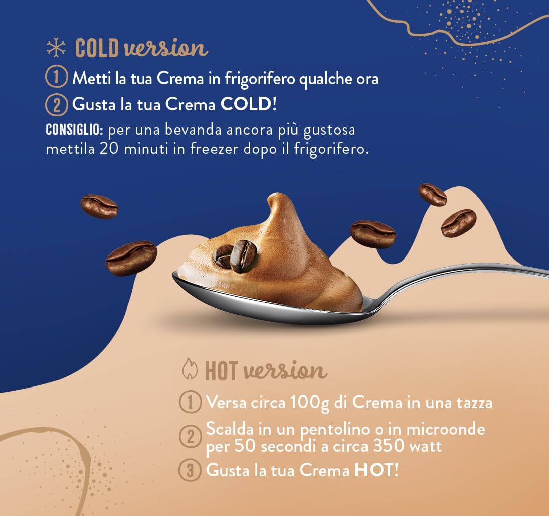 5 Creme Fredde al Caffè da 550g + Grande Borsa Frigo in REGALO - Caffè Borbone (Offerta Limitata)