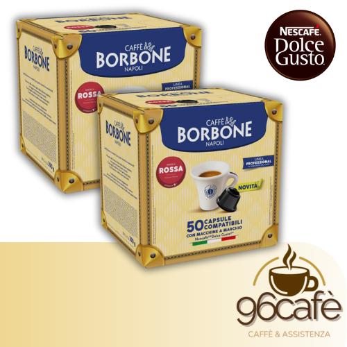 Caffè Borbone - DOLCEGUSTO - 50\100\150 Capsule Miscela Rossa