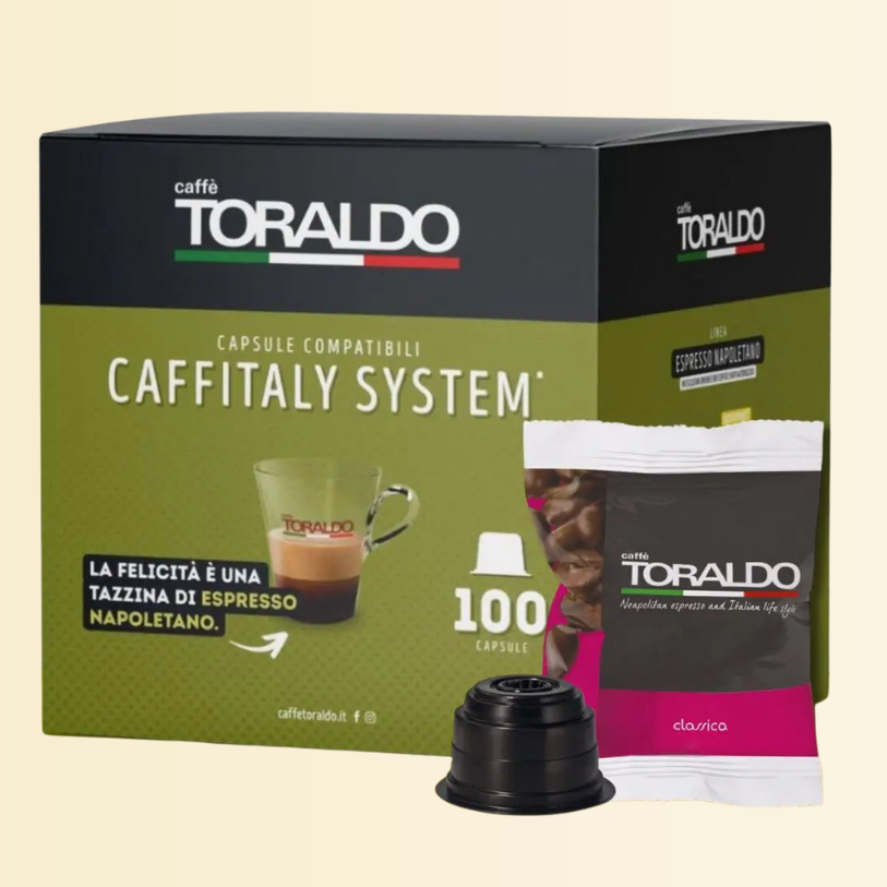 CAFFITALY 100 Capsule - Caffè Toraldo | Gusto Pieno e Persistente