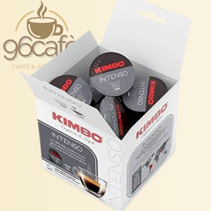 Kimbo Intenso Capsule Compatibili DOLCEGUSTO – Caffè Espresso Forte e Corposo | Confezioni da 16 o 30 Capsule