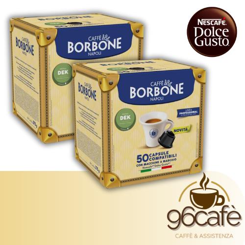 Caffè Borbone - DOLCEGUSTO - 50\100\150 Capsule Miscela Decaffeinata