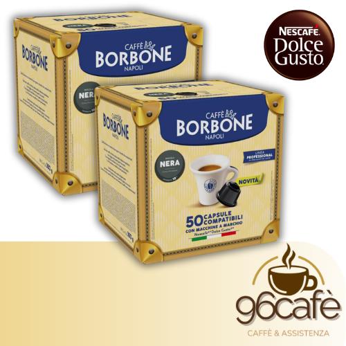 Caffè Borbone - DOLCEGUSTO - 50\100\150 Capsule Miscela Nera