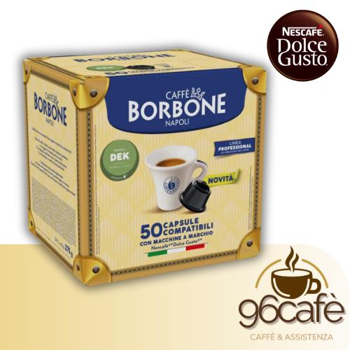 Caffè Borbone - DOLCEGUSTO - 50\100\150 Capsule Miscela Decaffeinata