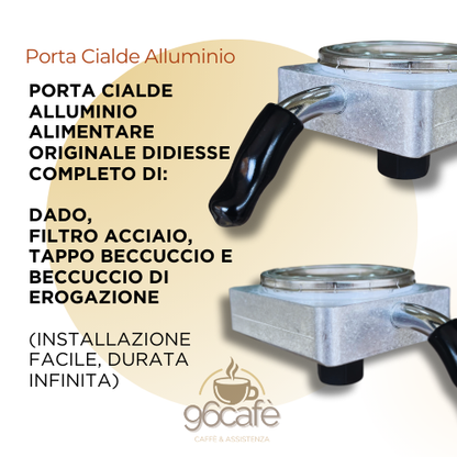 Porta Cialda Alluminio Completo - Originale Didiesse Frog
