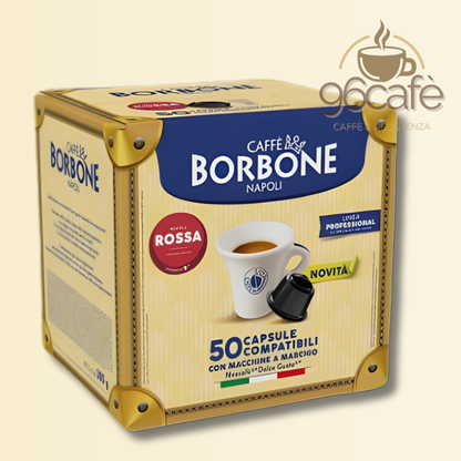 DOLCEGUSTO - Caffè Borbone - MISCELA ROSSA - Capsule Compatibili (16 • 50 • 64)