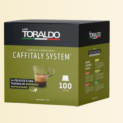 CAFFITALY 100 Capsule - Caffè Toraldo | Gusto Pieno e Persistente